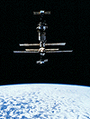 Mir in orbit